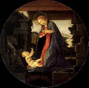 BOTTICELLI, Sandro, The Virgin Adoring the Child
